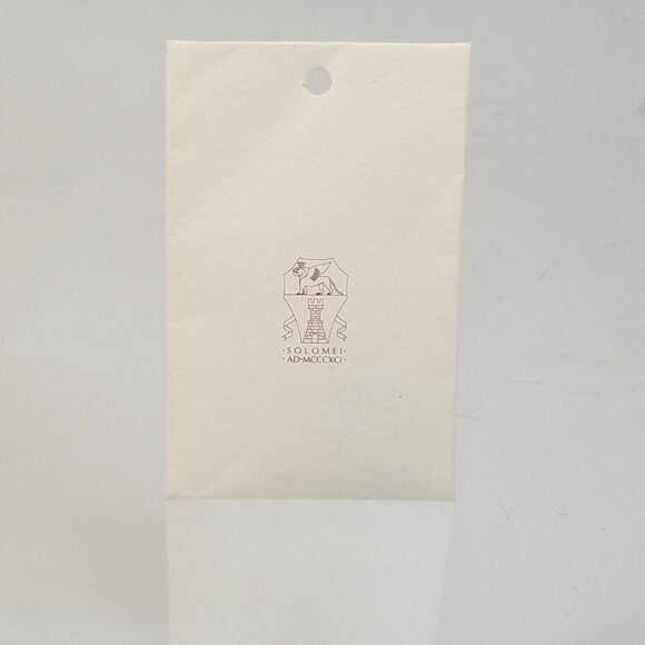 Brunello Cucinelli Replacement Button 4 Hole Gray Button SOLOMEI AD MCCCXCI - Picture 2 of 7